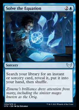 Solve the Equation [Strixhaven: School of Mages] | Boutique FDB TCG