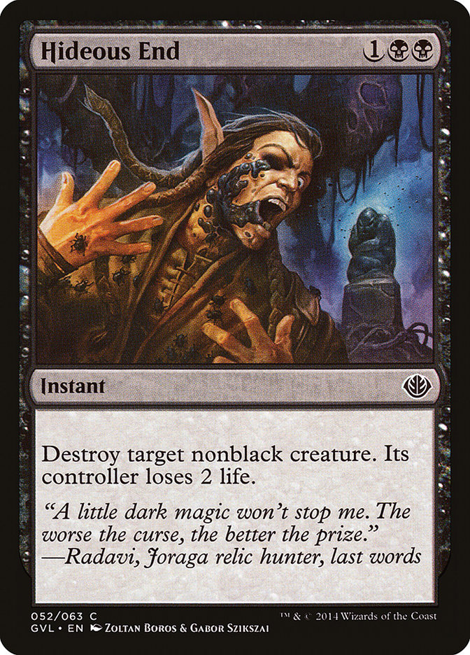Hideous End (Garruk vs. Liliana) [Duel Decks Anthology] | Boutique FDB TCG