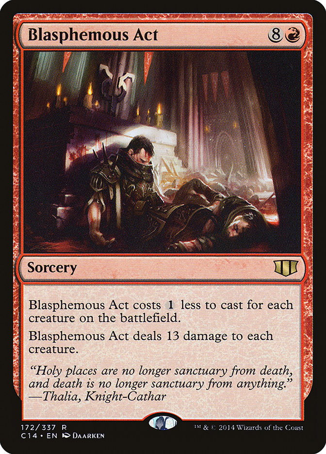 Blasphemous Act [Commander 2014] | Boutique FDB TCG