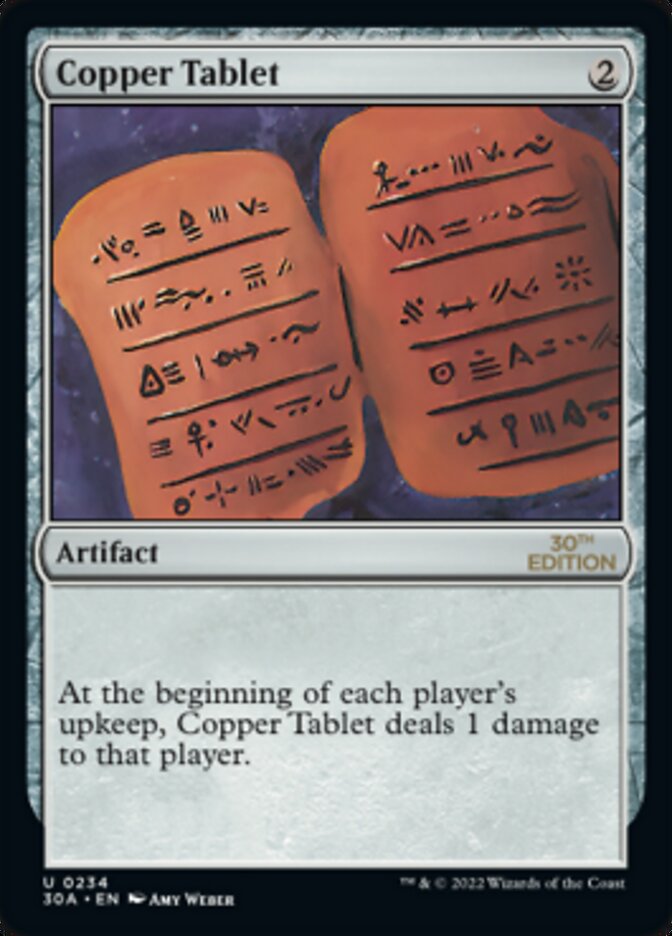 Copper Tablet [30th Anniversary Edition] | Boutique FDB TCG