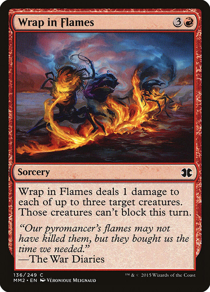 Wrap in Flames [Modern Masters 2015] | Boutique FDB TCG