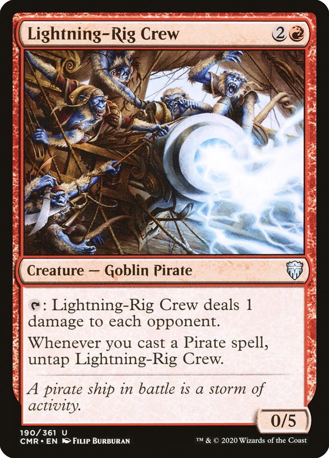 Lightning-Rig Crew [Commander Legends] | Boutique FDB TCG