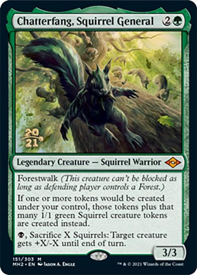 Chatterfang, Squirrel General [Modern Horizons 2 Prerelease Promos] | Boutique FDB TCG