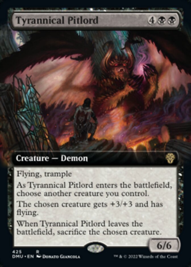 Tyrannical Pitlord (Extended Art) [Dominaria United] | Boutique FDB TCG