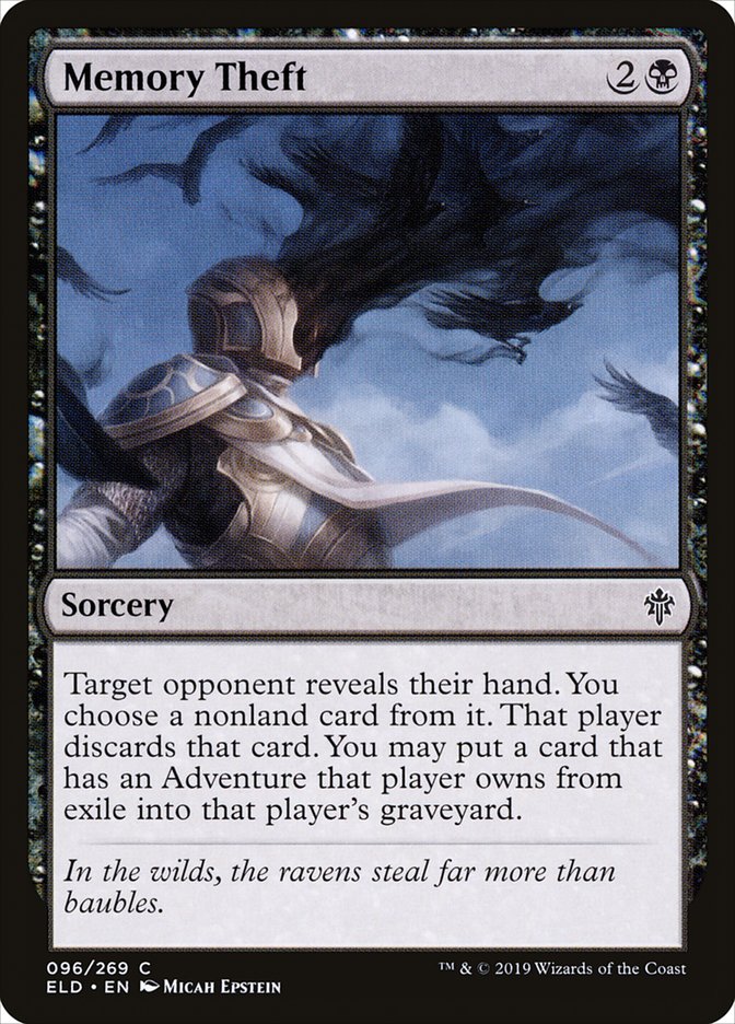 Memory Theft [Throne of Eldraine] | Boutique FDB TCG