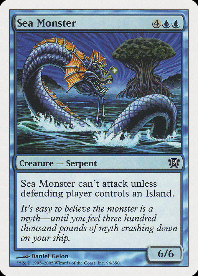 Sea Monster [Ninth Edition] | Boutique FDB TCG