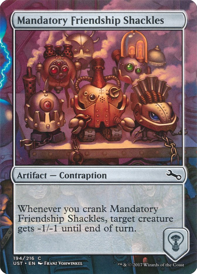 Mandatory Friendship Shackles [Unstable] | Boutique FDB TCG