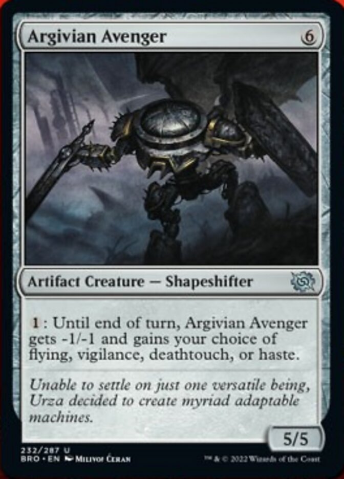 Argivian Avenger [The Brothers' War] | Boutique FDB TCG