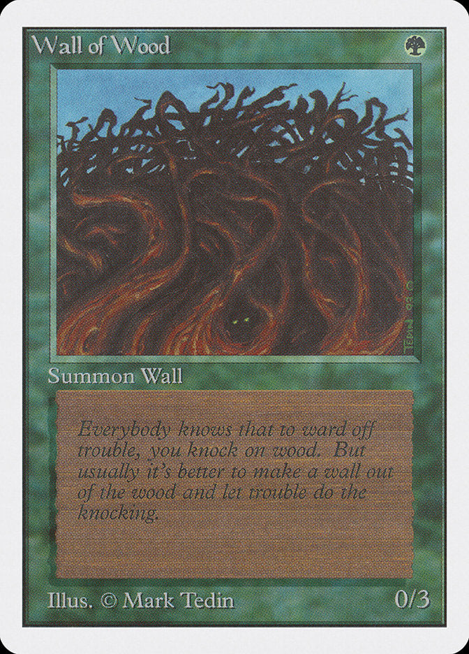 Wall of Wood [Unlimited Edition] | Boutique FDB TCG