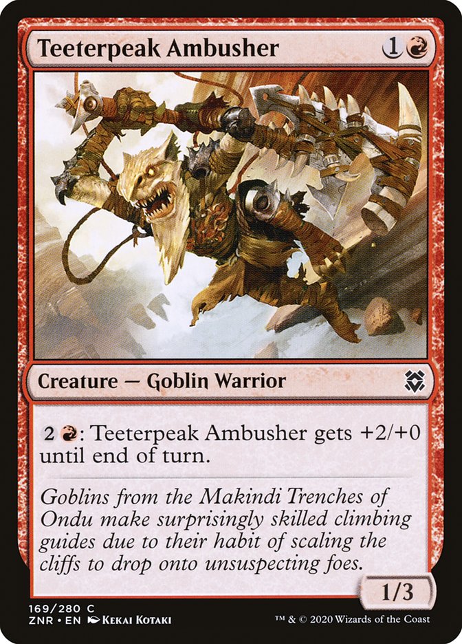 Teeterpeak Ambusher [Zendikar Rising] | Boutique FDB TCG