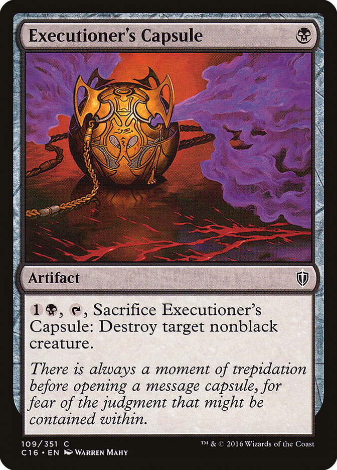 Executioner's Capsule [Commander 2016] | Boutique FDB TCG