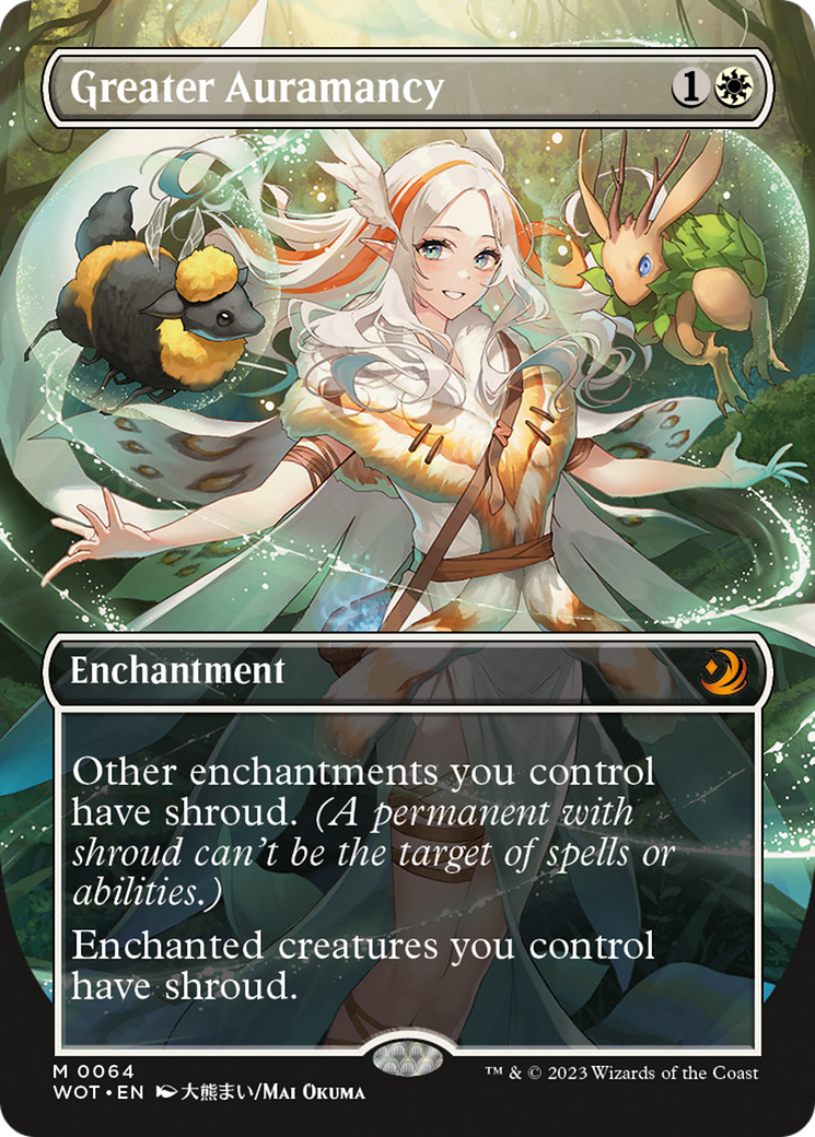 Greater Auramancy (Anime Borderless) [Wilds of Eldraine: Enchanting Tales] | Boutique FDB TCG