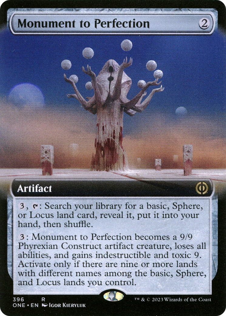 Monument to Perfection (Extended Art) [Phyrexia: All Will Be One] | Boutique FDB TCG