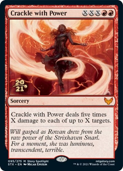Crackle with Power [Strixhaven: School of Mages Prerelease Promos] | Boutique FDB TCG