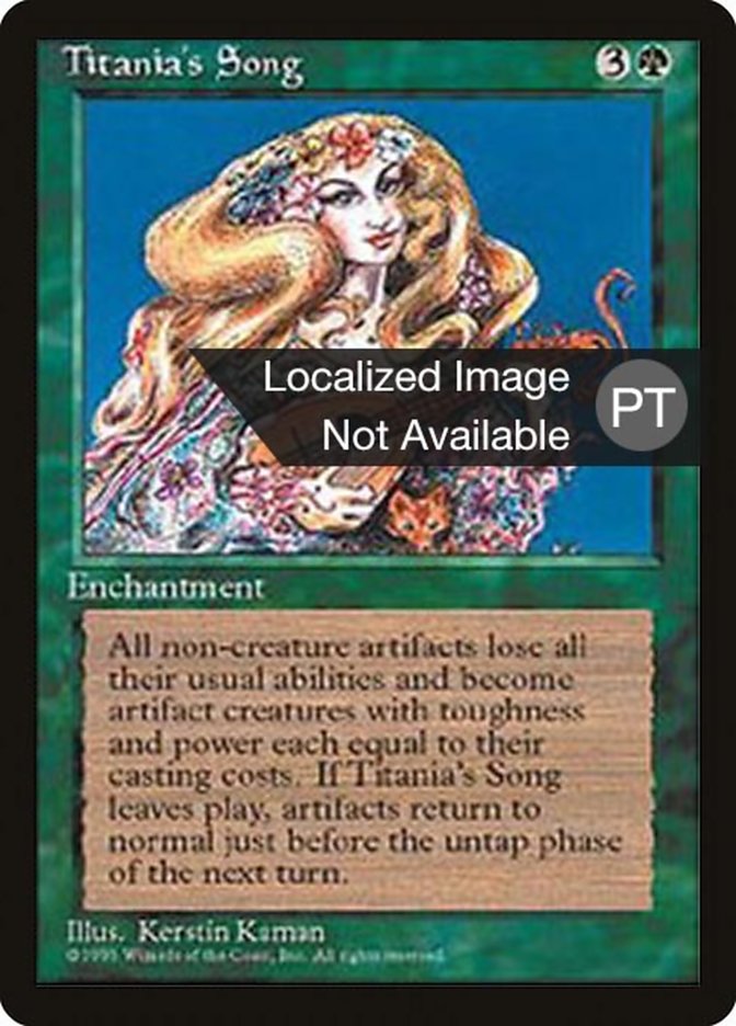 Titania's Song [Fourth Edition (Foreign Black Border)] | Boutique FDB TCG