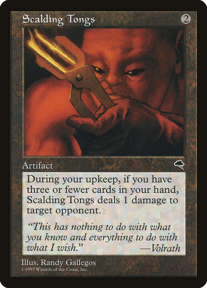 Scalding Tongs [Tempest] | Boutique FDB TCG