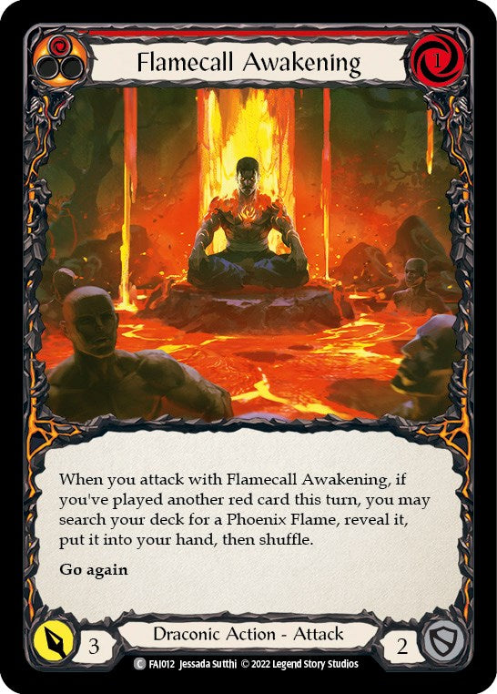 Flamecall Awakening [FAI012] (Uprising Fai Blitz Deck) | Boutique FDB TCG