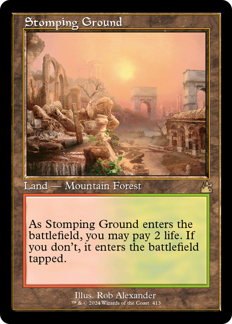 Stomping Ground (Retro) [Ravnica Remastered] | Boutique FDB TCG