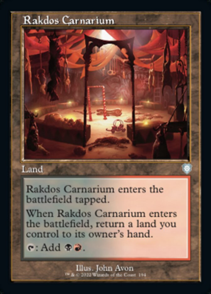 Rakdos Carnarium (Retro) [The Brothers' War Commander] | Boutique FDB TCG