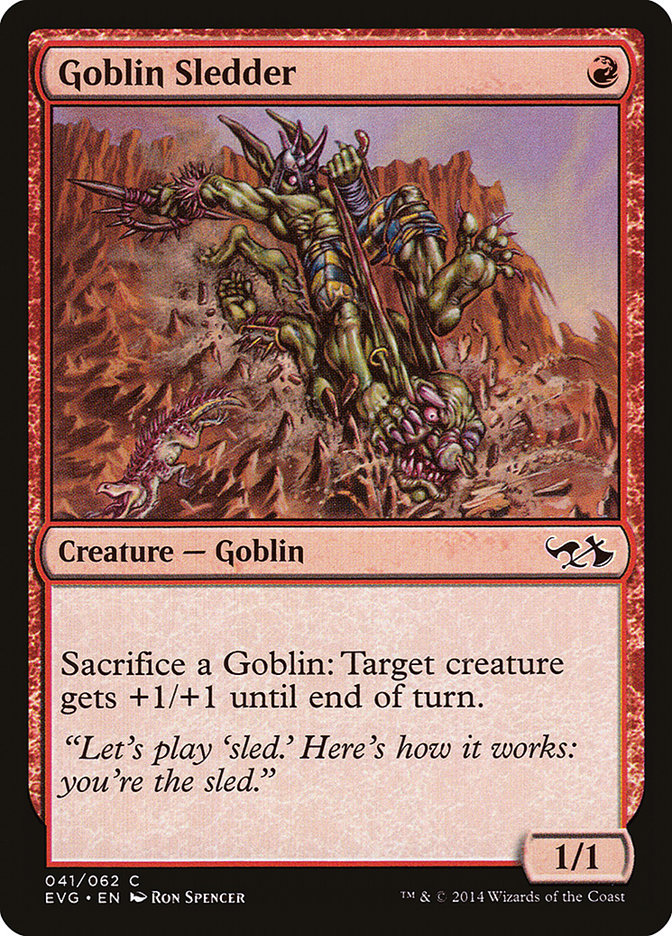 Goblin Sledder (Elves vs. Goblins) [Duel Decks Anthology] | Boutique FDB TCG