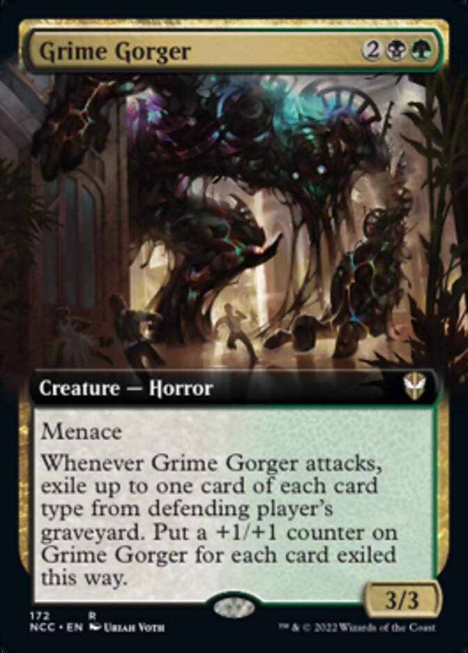 Grime Gorger (Extended Art) [Streets of New Capenna Commander] | Boutique FDB TCG