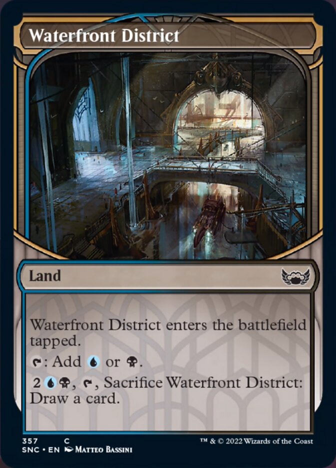 Waterfront District (Showcase Skyscraper) [Streets of New Capenna] | Boutique FDB TCG