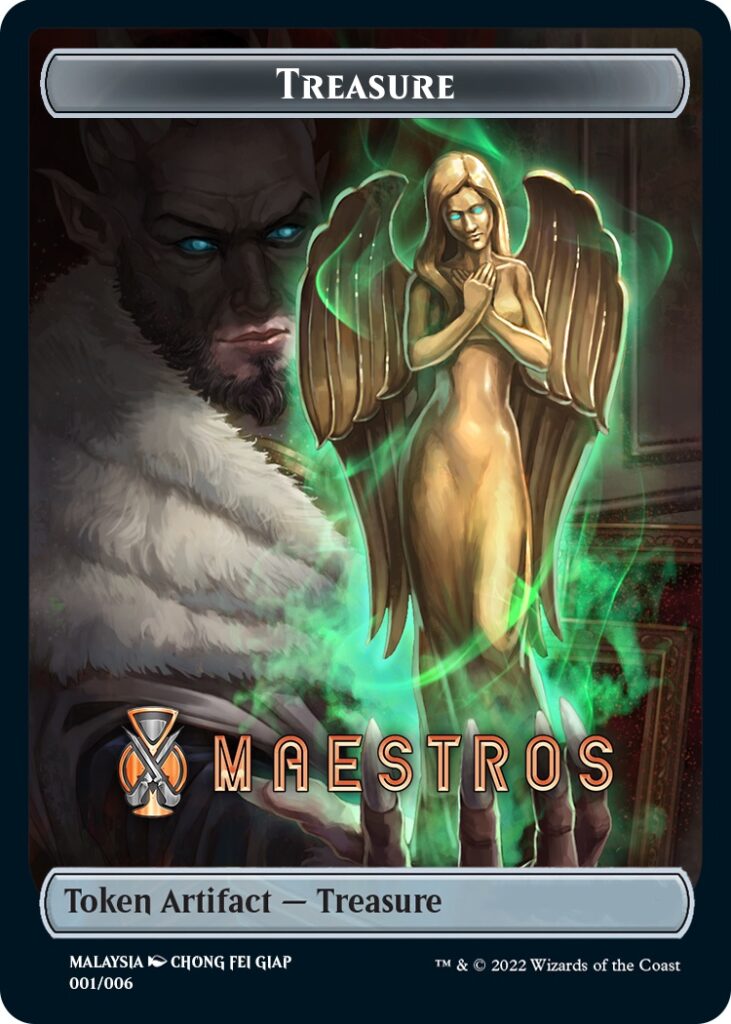 Treasure Token (Maestros) (Southeast Asia Artists) [Streets of New Capenna Tokens] | Boutique FDB TCG