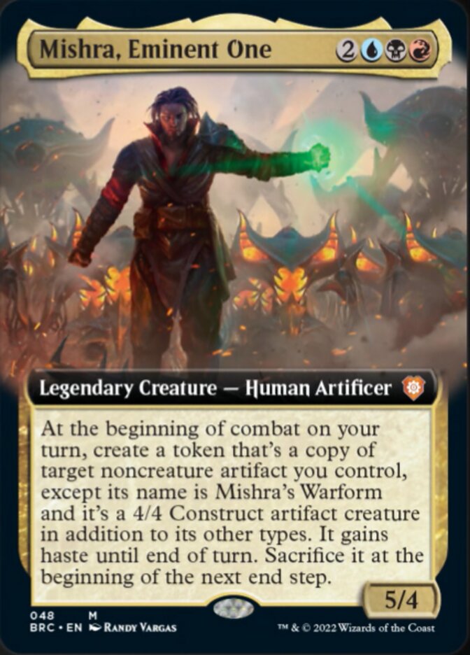 Mishra, Eminent One (Extended Art) [The Brothers' War Commander] | Boutique FDB TCG