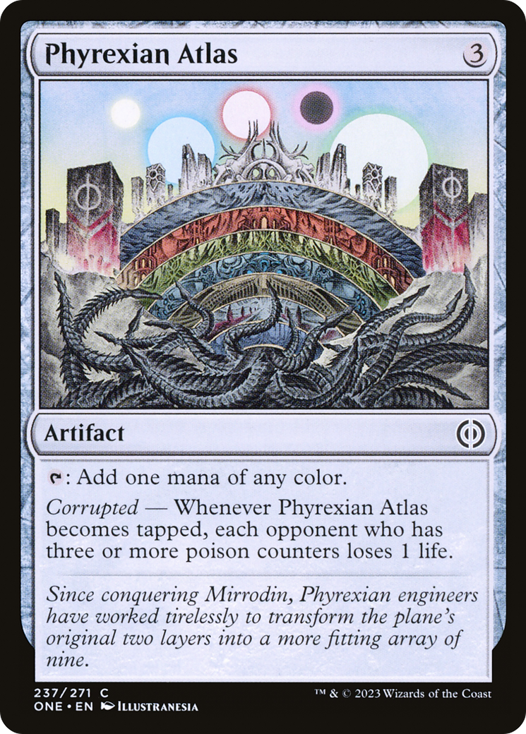 Phyrexian Atlas [Phyrexia: All Will Be One] | Boutique FDB TCG