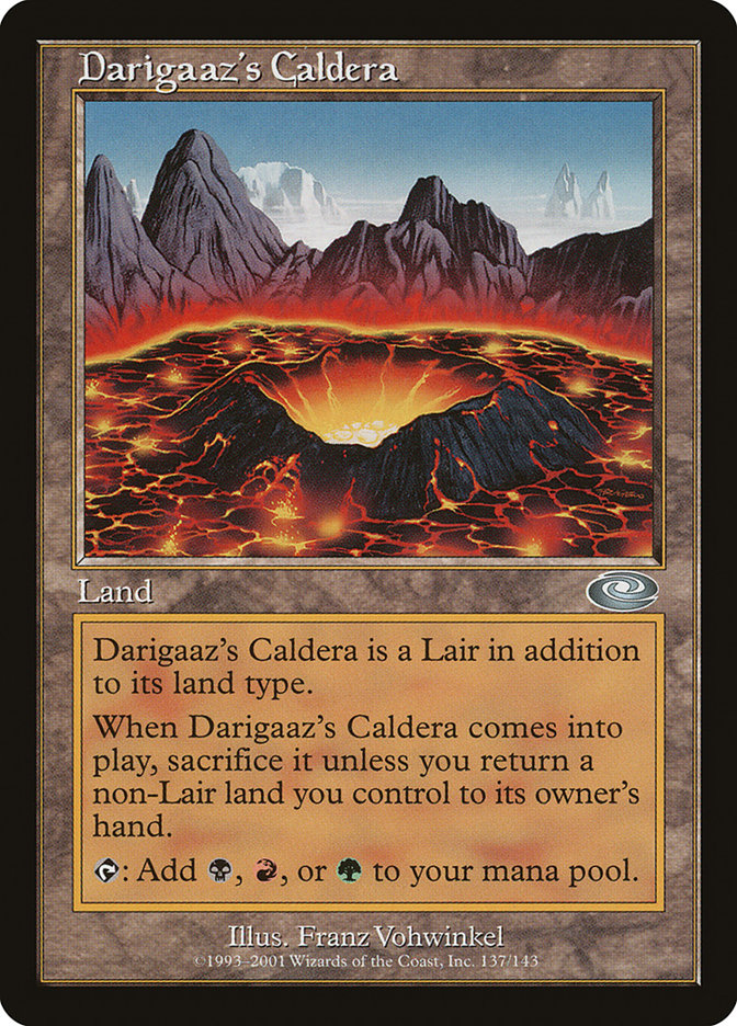 Darigaaz's Caldera [Planeshift] | Boutique FDB TCG