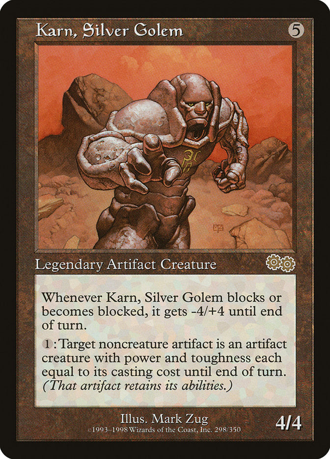 Karn, Silver Golem [Urza's Saga] | Boutique FDB TCG