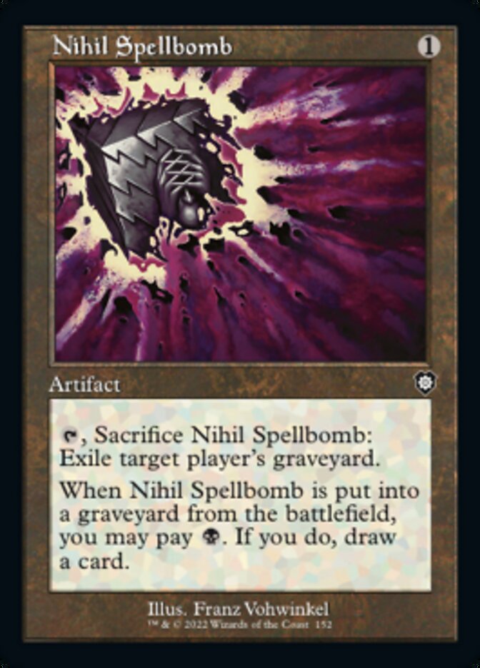 Nihil Spellbomb (Retro) [The Brothers' War Commander] | Boutique FDB TCG