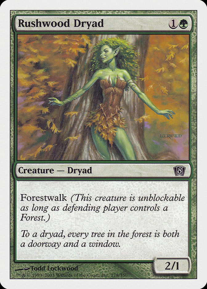 Rushwood Dryad [Eighth Edition] | Boutique FDB TCG