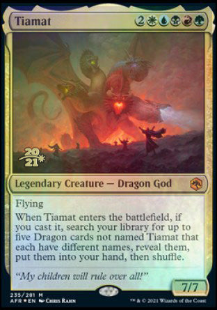 Tiamat [Dungeons & Dragons: Adventures in the Forgotten Realms Prerelease Promos] | Boutique FDB TCG