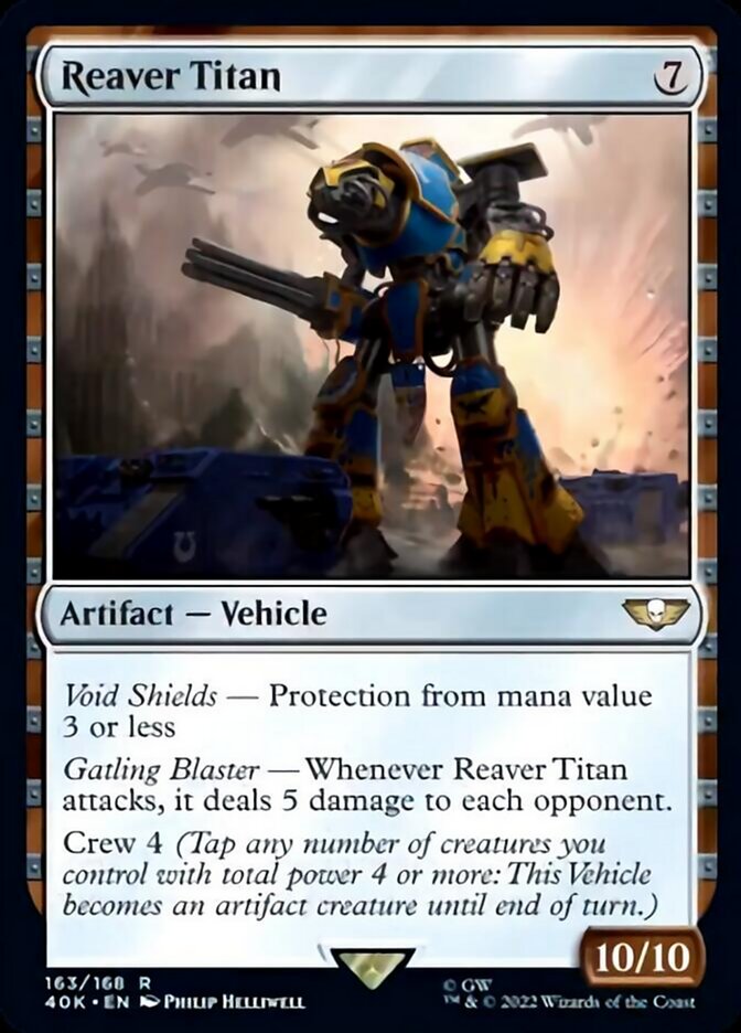 Reaver Titan (Surge Foil) [Warhammer 40,000] | Boutique FDB TCG