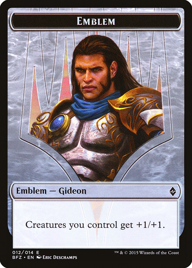 Gideon, Ally of Zendikar Emblem [Battle for Zendikar Tokens] | Boutique FDB TCG