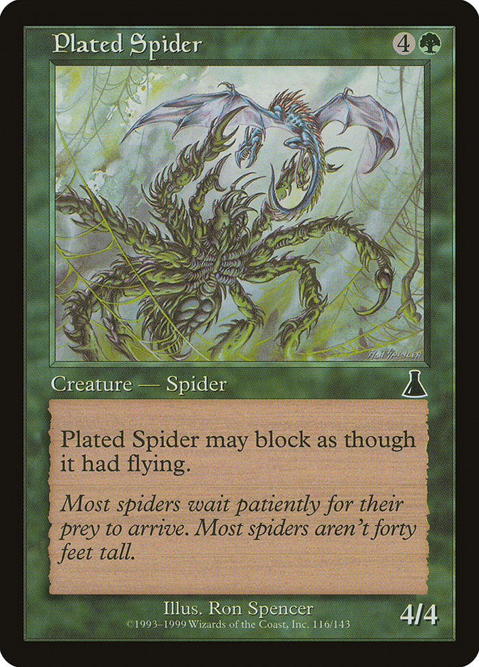 Plated Spider [Urza's Destiny] | Boutique FDB TCG