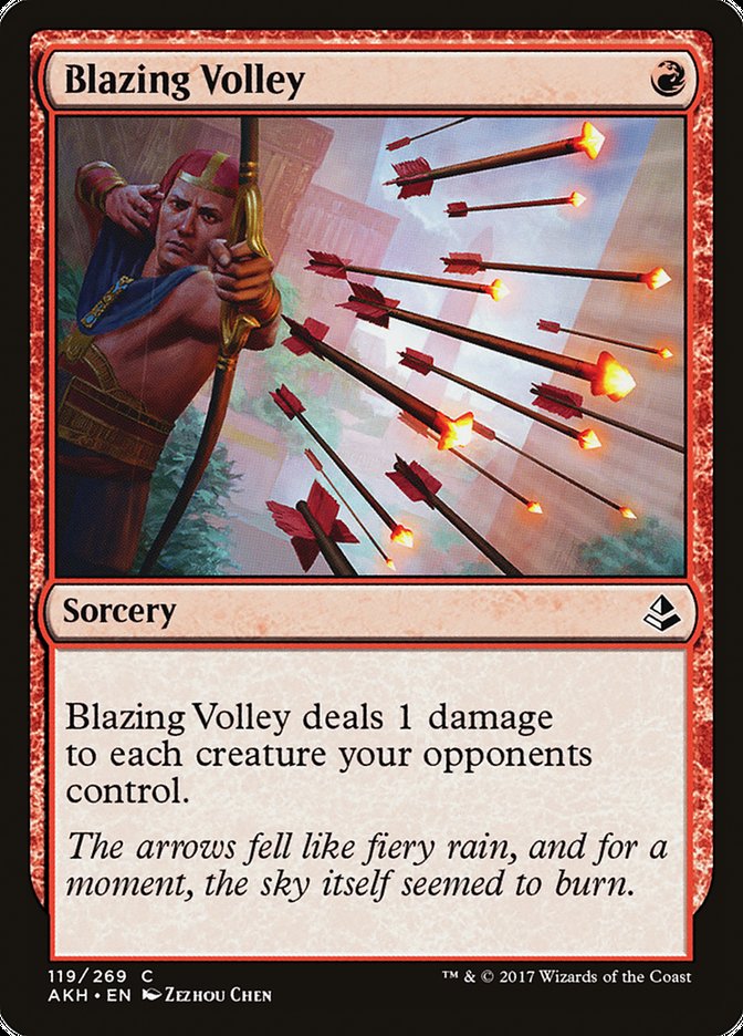 Blazing Volley [Amonkhet] | Boutique FDB TCG