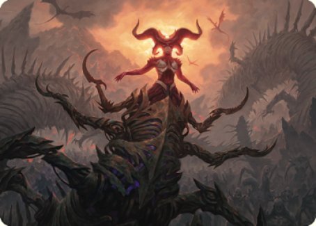 Sheoldred, the Apocalypse Art Card [Dominaria United Art Series] | Boutique FDB TCG