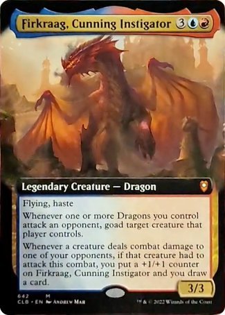 Firkraag, Cunning Instigator (Extended Art) [Commander Legends: Battle for Baldur's Gate] | Boutique FDB TCG