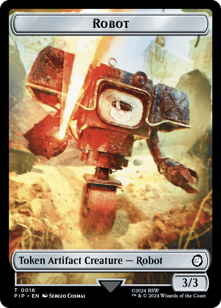 Junk // Robot Double-Sided Token [Fallout Tokens] | Boutique FDB TCG
