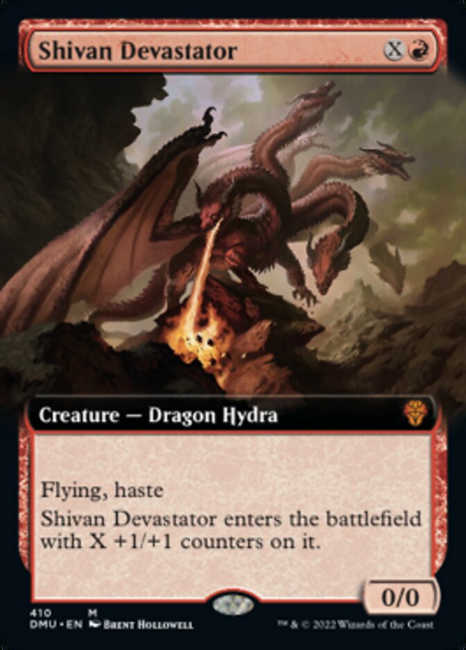 Shivan Devastator (Extended Art) [Dominaria United] | Boutique FDB TCG