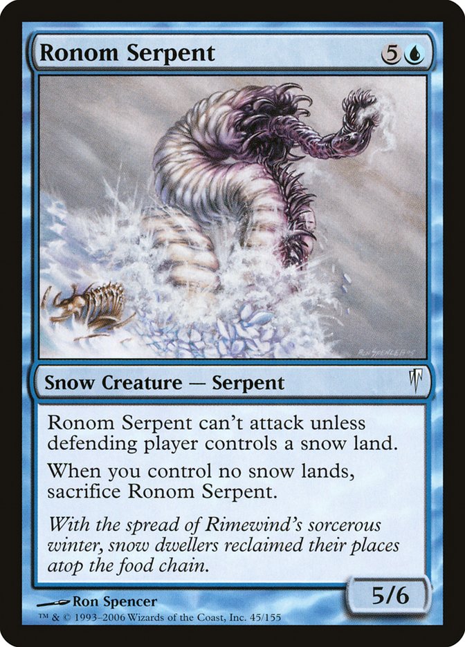 Ronom Serpent [Coldsnap] | Boutique FDB TCG