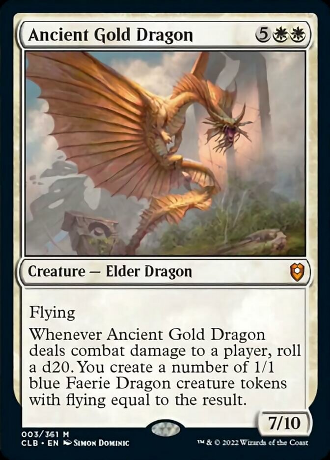 Ancient Gold Dragon [Commander Legends: Battle for Baldur's Gate] | Boutique FDB TCG