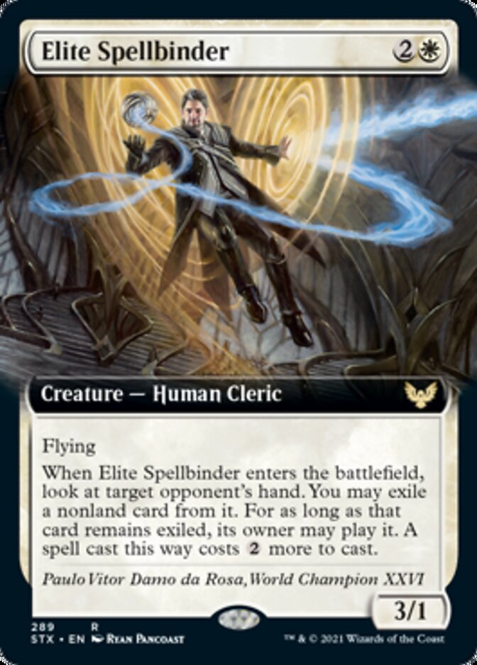 Elite Spellbinder (Extended Art) [Strixhaven: School of Mages] | Boutique FDB TCG