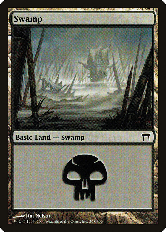 Swamp (298) [Champions of Kamigawa] | Boutique FDB TCG