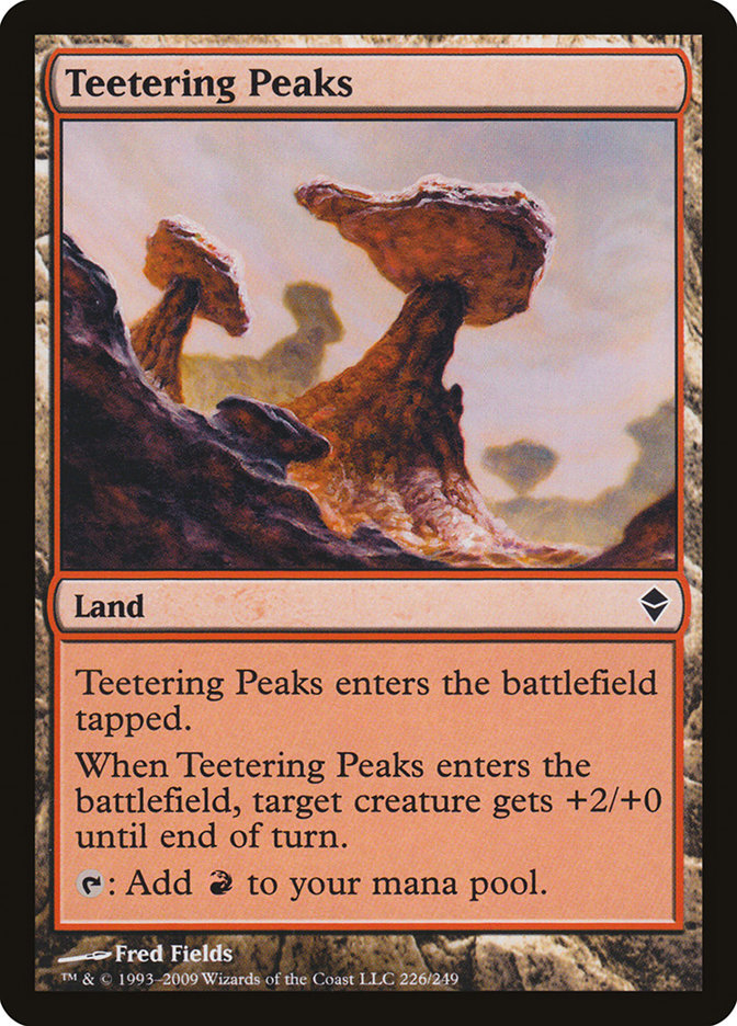 Teetering Peaks [Zendikar] | Boutique FDB TCG