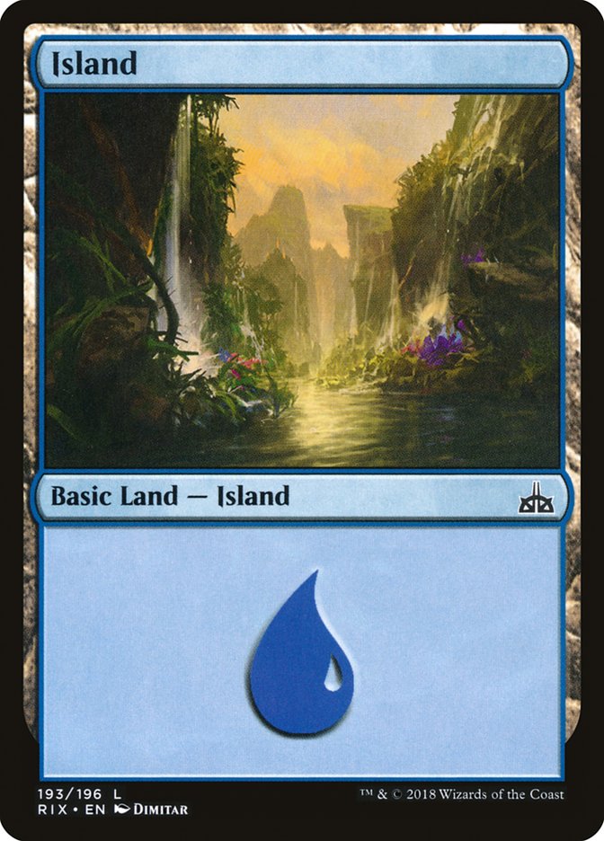 Island (193) [Rivals of Ixalan] | Boutique FDB TCG