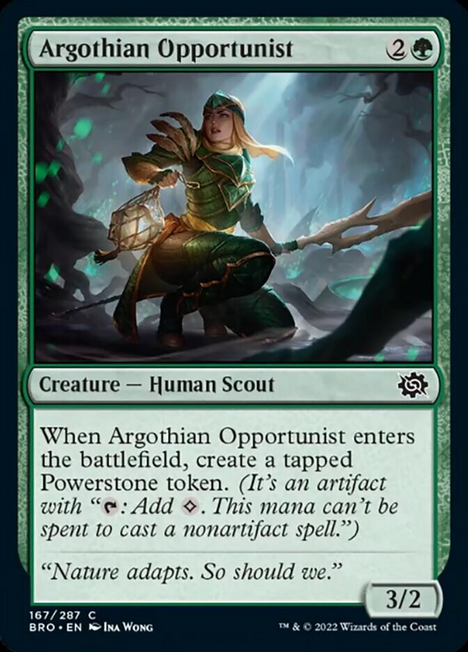Argothian Opportunist [The Brothers' War] | Boutique FDB TCG