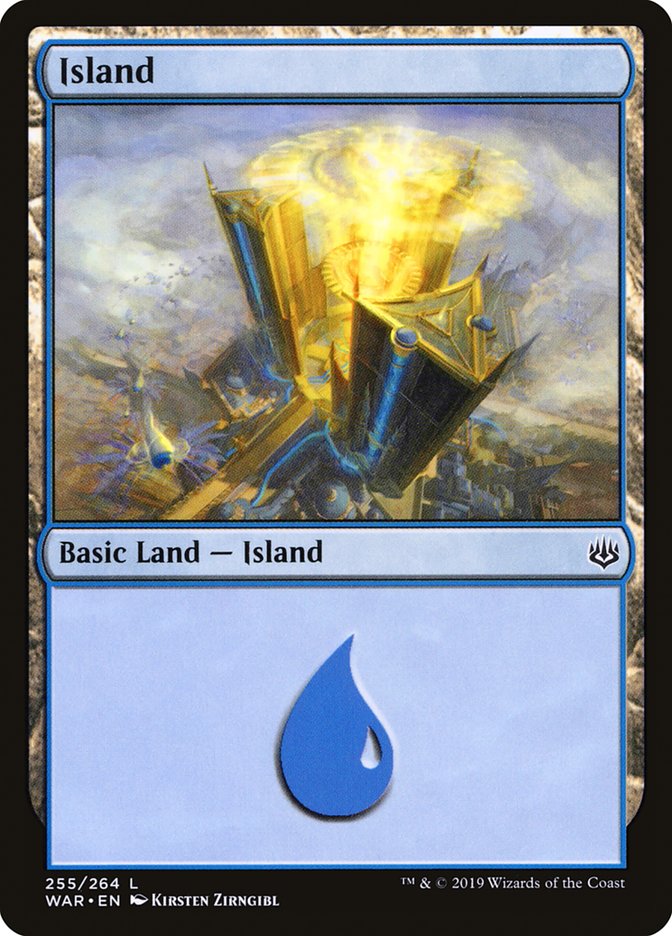 Island (255) [War of the Spark] | Boutique FDB TCG